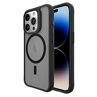 Clarity Carbon Fiber Magcase para iPhone 15 Pro