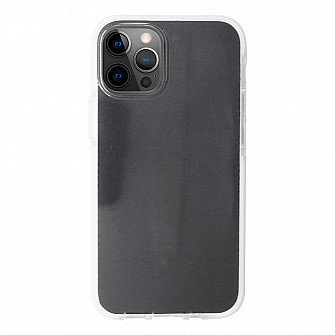 Impact Case para iPhone 12 / 12 Pro Transparente com Branco - Capa Antichoque Dupla