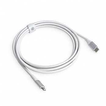 Cabo MFi para USB-C Hard Cable em TPE Branco