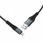 Cabo Lightning para USB com Conector Metálico 1m Preto - hoco. X38
