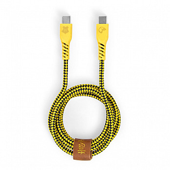 Cabo USB-C para USB-C Amarelo | Lufa-Lufa Harry Potter