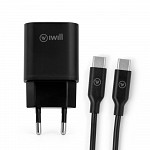 Kit Carregador e Cabo Essencial Adaptador 25W + Cabo USB-C para USB-C