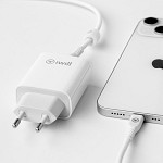 Adaptador de Parede GAN com 1 USB-C PD 33W