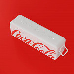 Coca-Cola Sound Box - Caixa de som wireless com baixos acentuados - BRANCA