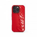 Magcase Coca-Cola para iPhone 16 Pro - Vermelha