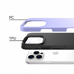 Double Lux Case iPhone 14 Plus Roxa - Capa Antichoque Dupla