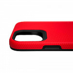 Double Case para iPhone 12 / 12 Pro Vermelha - Capa Antichoque Dupla