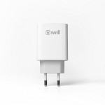 Adaptador de Parede GaN 30W com 1 USB e 1 USB-C PD