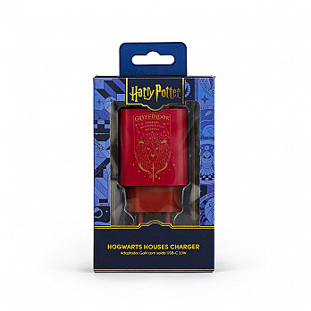 Carregador USB-C 33W Vermelho | Grifinória Harry Potter