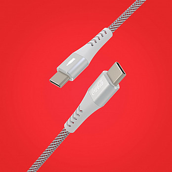 Elite Cable Coca-Cola | Cabo USB-C para USB-C - Branco