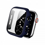 Pulseira para Apple Watch® Com Proteção para a Tela - Silicone Azul Marinho 40mm