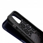 Double Case para iPhone 12 / 12 Pro Azul Marinho - Capa Antichoque Dupla