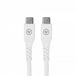 Cabo Strong iWill 2USB-C Trançado 1,2m - Branco