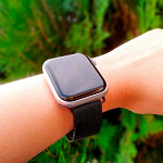 Pulseira para Apple Watch® WatchBand  - Milanese Preta 42/44/45/49 mm