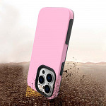 Double Lux Case iPhone 14 Pro Rosa - Capa Antichoque Dupla