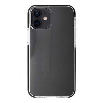 Impact Case para iPhone 12 Mini Transparente com Preto - Capa Antichoque