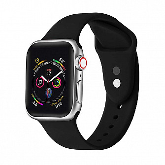 Pulseira para Apple Watch® WatchBand - Silicone Preta 42/44/45/49 mm