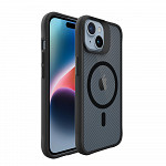 Clarity Carbon Fiber Magcase para iPhone 15