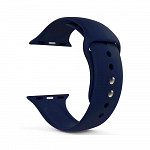 Pulseira para Apple Watch® Com Proteção para a Tela - Silicone Azul Marinho 44mm