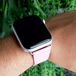 Pulseira para Apple Watch® WatchBand  - Couro Texturizado Rosa 38/40/41 mm