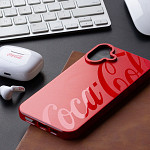 Magcase Coca-Cola para iPhone 16 - Vermelha