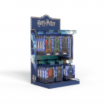 Expositor de Mesa Médio Azul + Produtos | Harry Potter